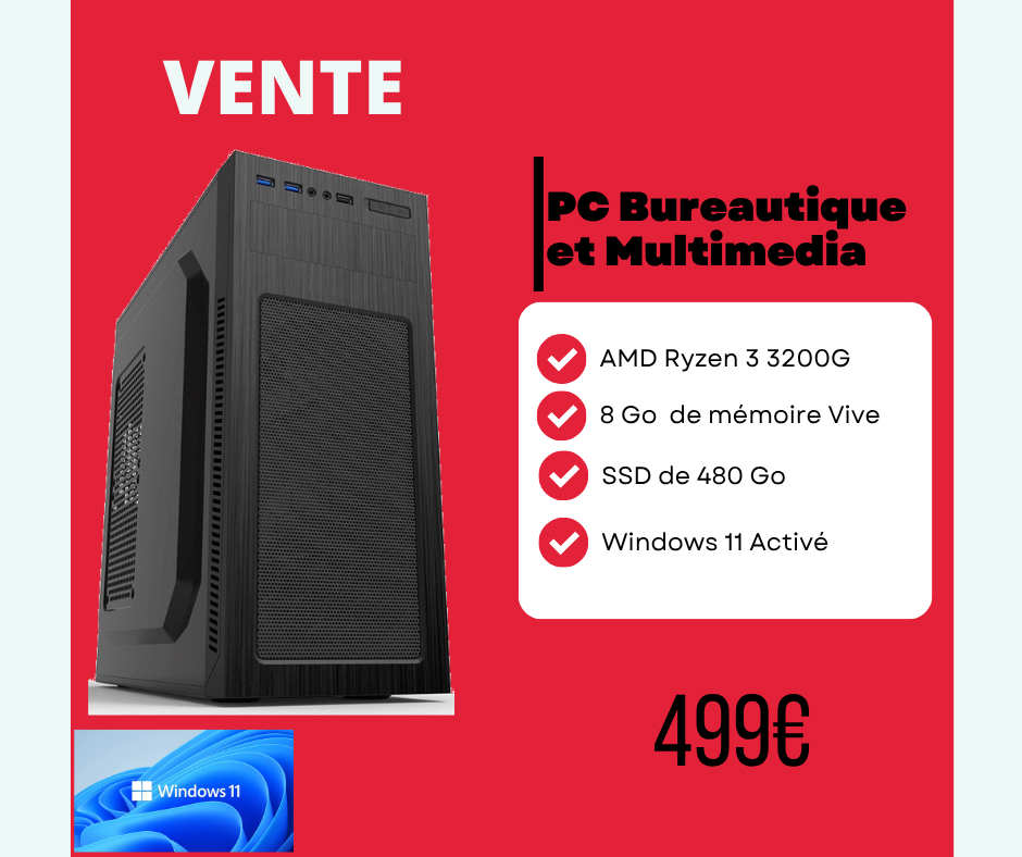 PC Office Ryzen3 3200G